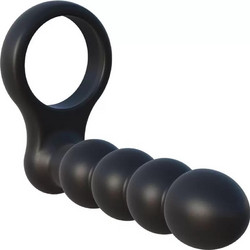 Pipedream Fantasy C-Ringz Remote Control Πρωκτική Σφήνα Ασύρματη με Δόνηση Μαύρη PD5926-23