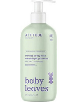 Attitude Baby Leaves Σαμπουάν & Αφρόλουτρο για Επανόρθωση 473ml