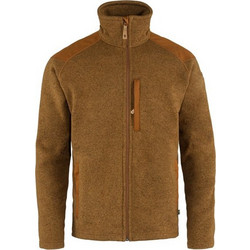 Fjallraven Ανδρική Ζακέτα Fleece με Φερμουάρ Καφέ 81328-162-555