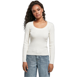 Urban Classics Γυναικείο Χειμερινό Top Ριπ Λευκό TB4548-02903