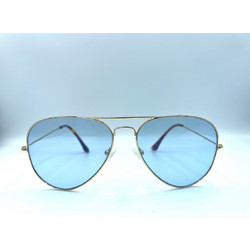 3Guys GS3494 Ανδρικά Γυαλιά Ηλίου Aviator Μεταλλικά Ασημί με Μπλε Φακό