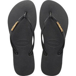 Havaianas Γυναικείες Σαγιονάρες Αντιολισθητικές Μαύρες 4119875-1924