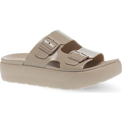 Luofu Γυναικείες Παντόφλες Καλοκαιρινές Flatforms Αντιολισθητικές Μπεζ 11831088