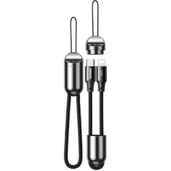 Remax RC-140I Braided Keychain USB-C to Lightning Cable 20W 0.12m Black