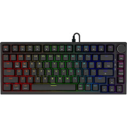 SAVIO Astral Μηχανικό Gaming Πληκτρολόγιο TenKeyLess με OUTEMU White Jade Magnetic Διακόπτες RGB Black