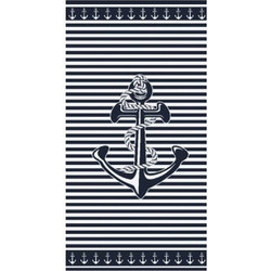 Sunshine Home Design 52 Πετσέτα Θαλάσσης Navy Μπλε 80x160cm 111-46-9