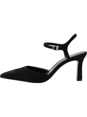 Michael Kors Γόβες Suede Slingback με Τακούνι Στιλέτο Μαύρες 40T6AMMP2S-001