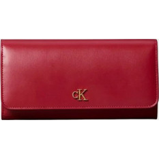 Calvin Klein Μεγάλο Γυναικείο Πορτοφόλι με Clip Κόκκινο LV04F1224G-XLL