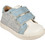Gorgino Βαπτιστικά Sneakers για Αγόρι Υφασμάτινα Ανατομικά Μπεζ Γαλάζια 3173-3