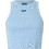 Hugo Boss Γυναικείο Καλοκαιρινό Crop Top Ριπ Γαλάζιο 50511450-477