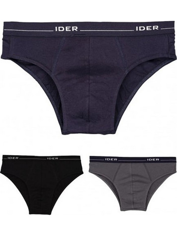Ider Ανδρικά Σλιπ Βαμβακερά 3Pack 3520