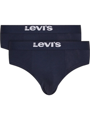 Levi's Ανδρικά Σλιπ Βαμβακερά Navy Μπλε 2Pack 037149-0818