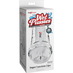 Pipedream PDX Super Luscious Lips Self-Lubricating Stroker Pocket Pussy Αυνανιστήρι Clear