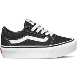 Vans My Ward Platform Παιδικά Sneakers Μαύρα Λευκά VN0A4UUV187