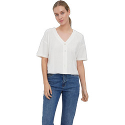 Vero Moda Γυναικείο Καλοκαιρινό Crop Top Λευκό 10260303
