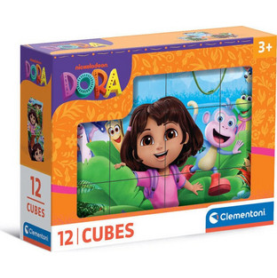 Παιδικό Puzzle Clementoni Dora the Explorer Cubes 12 Κομμάτια