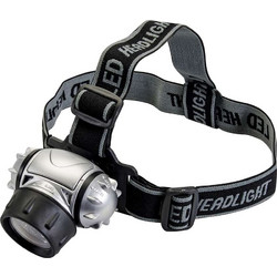 Silverline SL-140079-1 Φακός Κεφαλής Μπαταρίας Led 5lm