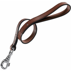 Ferplast Vip Λουρί Σκύλου Δερμάτινο 0.6m x 20mm Καφέ