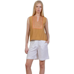 AGGEL Γυναικείο Καλοκαιρινό Top Ταμπά SS31519KF-68