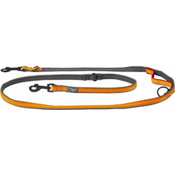 ArmoredTech Multi Comfort Λουρί Σκύλου Πολλαπλών Σημείων 2.2m x 25mm Γκρι Πορτοκαλί