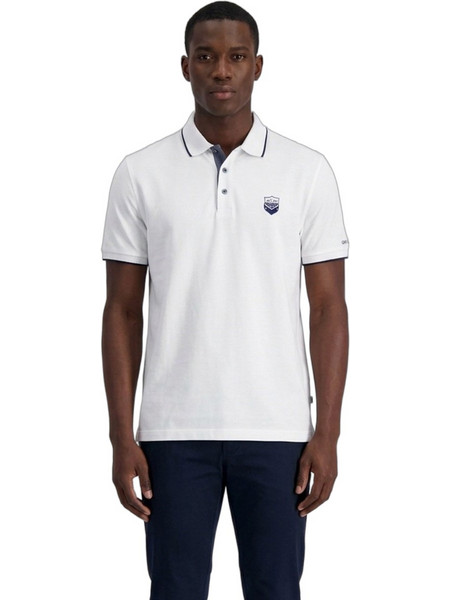 Guy Laroche Ανδρική Μπλούζα Polo Κοντομάνικη Λευκή GL0619005-16