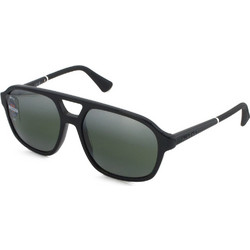 Vuarnet VU40056I 01C Ανδρικά Γυαλιά Ηλίου Aviator Κοκάλινα Μαύρα με Μαύρο Φακό
