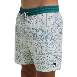 Billabong Ανδρικό Μαγιό Σορτς με Σχέδια Λευκό EBYJV00159-BMR4