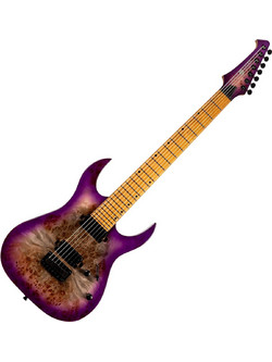 Spira Guitars S-457 Ηλεκτρική Κιθάρα ST Style με Μαγνήτες HH & Ταστιέρα Maple 7 Χορδών Transparent Purple