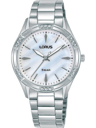 Lorus Γυναικείο Ρολόι με Ασημί Μεταλλικό Μπρασελέ RG203ZX9