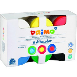 Primo Σετ Δακτυλομπογιές 6x50ml 226TD50S