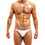 Modus Vivendi Bodybuilding Αθλητικό Ανδρικό Μαγιό Σλιπ Λευκό BS1911