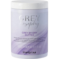 Inebrya Grey By Day Μάσκα Μαλλιών για Προστασία Χρώματος & Επανόρθωση για Βαμμένα Μαλλιά 1lt