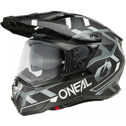 Oneal DSRS Square V.25 Black White Grey Κράνος Μηχανής Full Face