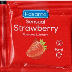 Pasante Sensual Strawberry Λιπαντικό Gel Νερού Κόλπου & Πρωκτού 5ml