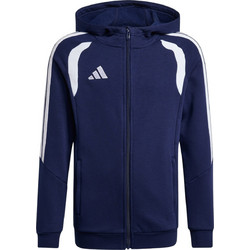 Adidas Παιδική Ζακέτα Φούτερ με Κουκούλα και Φερμουάρ Navy Μπλε KF3322