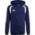 Adidas Παιδική Ζακέτα Φούτερ με Κουκούλα και Φερμουάρ Navy Μπλε KF3322