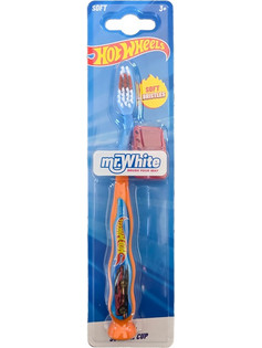 Mr.White Hot Wheels Soft Παιδική Oδοντόβουρτσα Πορτοκαλί