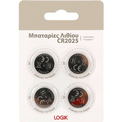 Logik Lithium CR2025 4τμχ