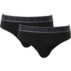 Body Glove Ανδρικά Σλιπ Βαμβακερά Μαύρα 2Pack BGJD430011