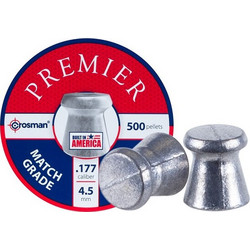Crosman Macth Premier Βολίδες Pellets Αεροβόλου 4.5mm Μολυβένιες 7.9gr 500τμχ 1000551