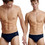 Walk Ανδρικά Σλιπ Βαμβακερά Navy Μπλε 2Pack W1731-0303