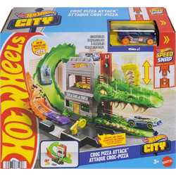 Mattel Hot Wheels City Croc Pizza Attack JHL93