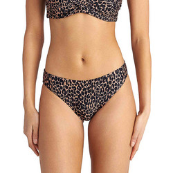 BLU4U Bikini Slip Animal Print Μαύρο Καφέ 26365576-02