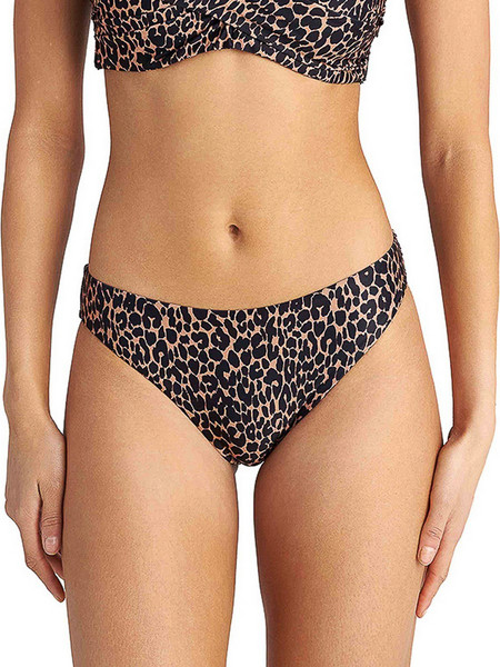 BLU4U Bikini Slip Animal Print Μαύρο Καφέ 26365576-02