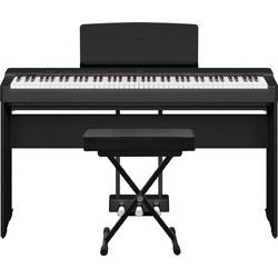 Yamaha P-225 Home Bundle II Ηλεκτρικό Πιάνο Stage με 88 Βαρυκεντρισμένα Πλήκτρα Black