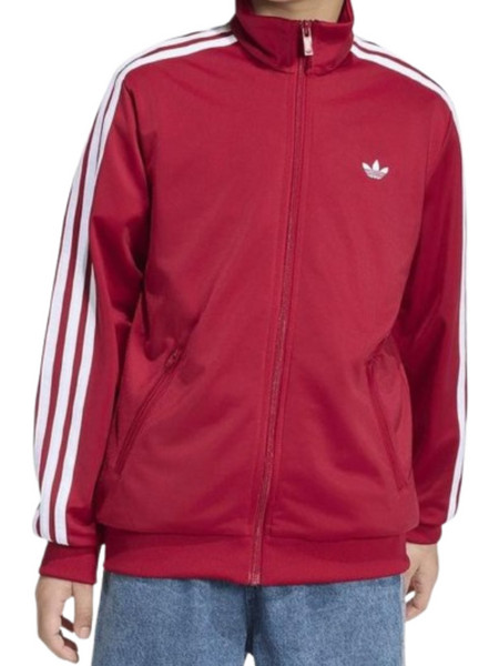 Adidas Παιδική Ζακέτα με Φερμουάρ Κόκκινο HZ6647