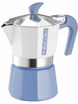 Pedrini 02CF169.BL Μπρίκι Espresso 6Cups Μπλε