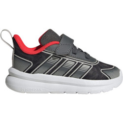 Adidas Tensaur Παιδικά Αθλητικά Παπούτσια για Τρέξιμο Μαύρα Κόκκινα KI0105