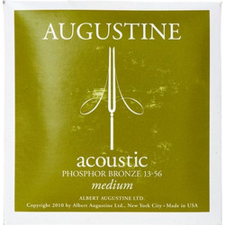 Augustine Strings Σετ 6 Χορδές Ακουστικής Κιθάρας Phosphor Bronze 13-56" Medium Tension