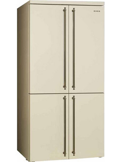 Smeg FQ60CPO6 Ψυγείο Ντουλάπα 57lt No Frost Υ187xΠ91.5xΒ70.5cm Μπεζ